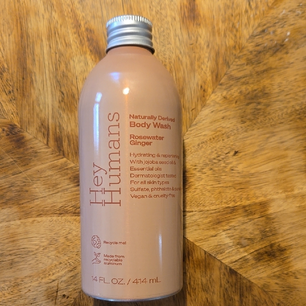 Hey Humans Body Wash In Rosewater Ginger Scent